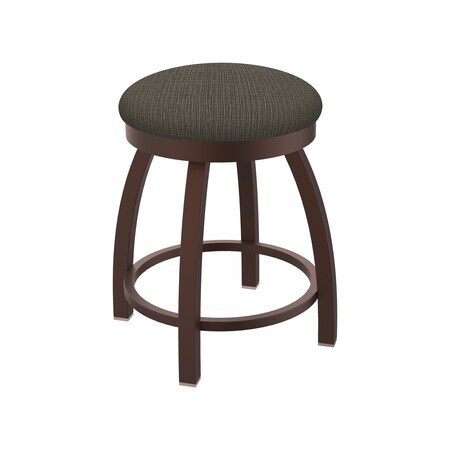 Holland Bar Stool Co 18" Swivel Vanity Stool, Bronze Finish, Graph Chalice Seat 80218BZ019